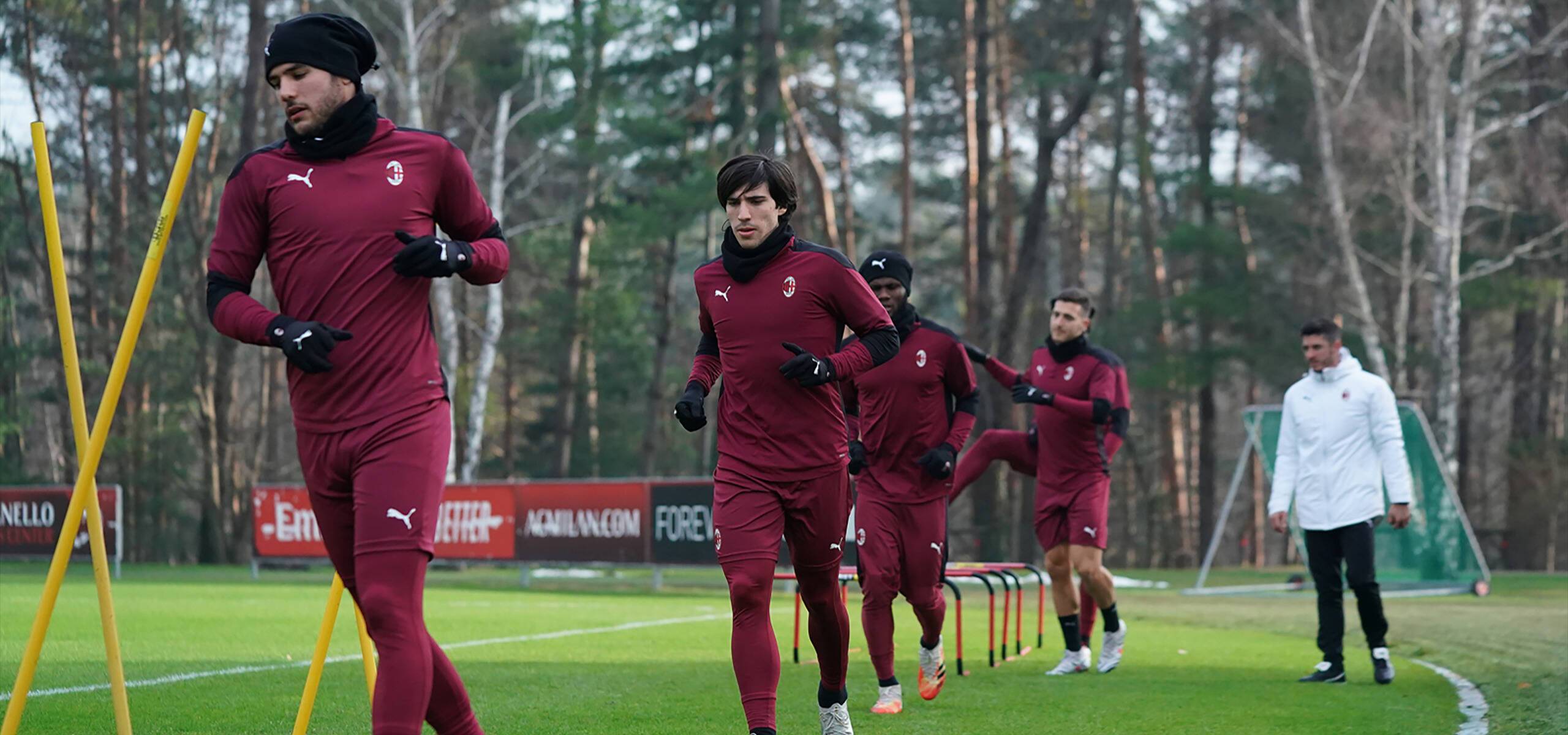 Ontdek de workout plannen van AC Milan-spelers